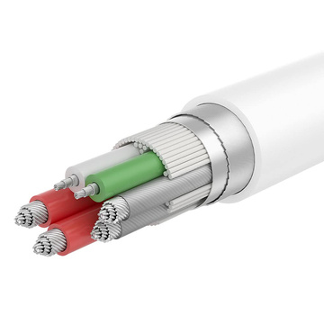 Kabel przewód Oppo DL129 USB do USB-C Type C 1m Biały