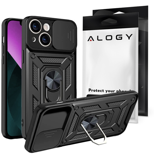 Handyhülle Alogy Camshield Stand Ring Case für Apple iPhone 13 Mini