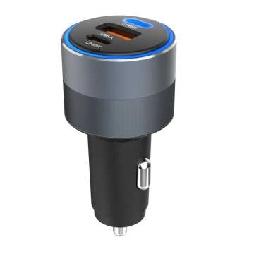 Ładowarka samochodowa Forcell 85W 2xUSB-C + USB-A Szybkie Ładowanie