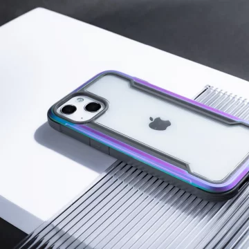 Raptic X-Doria Shield Case für iPhone 14 opale Hülle