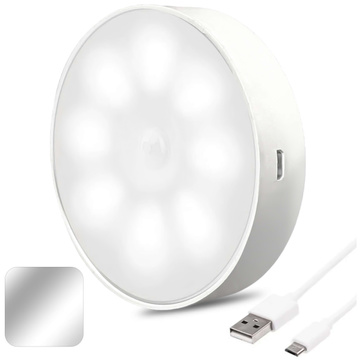 Lampka lampa LED czujnik ruchu zmierzchu nocna Alogy Sensor Light Bezprzewodowa oświetlenie meblowe Światło białe 6000k