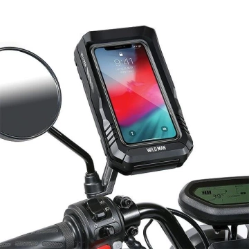 WILDMAN FK3 Fahrrad-Lenkertasche Wasserdicht Schwarz