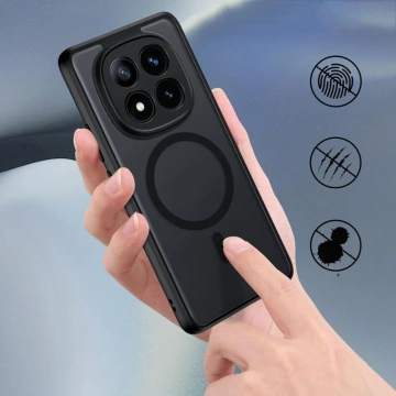 Etui MagMat MagSafe do Redmi Note 14 Pro / POCO X7 5G Czarny