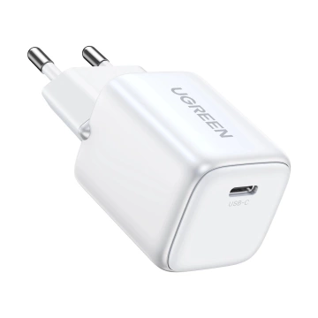 Ładowarka Ugreen Nexode mini sieciowa GaN 20W USB-C  PD 3.0 / QC 4.0 - Biała