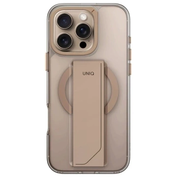 Etui do iPhone 16 Pro UNIQ Heldro Max Złote MagSafe MagClick