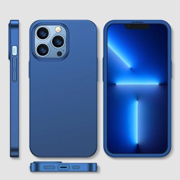 Joyroom 360 Full Case Cover für iPhone 13 Pro Back &amp; Front Cover Tempered Glass Blue (JR-BP935 blue)