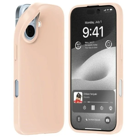Etui Mercury Soft do iPhone 16 6.1" Piaskowy róż