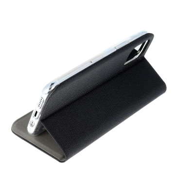 Etui Kabura SENSITIVE Book do iPhone 16 Pro Czarny z Podstawką