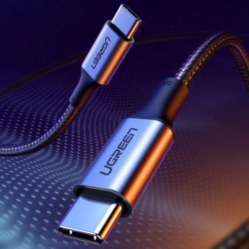 Ugreen Kabel USB Type C - USB Type C 5 A 100 W Power Delivery Quick Charge 3.0 FCP 480 Mbps 2 m grau (70429 US316)