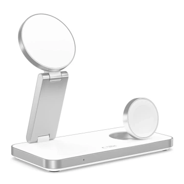 Ładowarka Indukcyjna 3w1 Tech-Protect QI15W-A47 MagSafe Biała