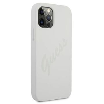 Guess GUHCP12LLSVSCR iPhone 12 Pro Max 6,7" kremowy/cream Hardcase Script Vintage