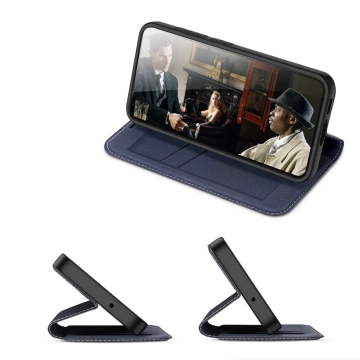 Etui ochronne Dux Ducis Skin X2 do Samsung Galaxy S23+ pokrowiec z klapką portfel podstawka niebieskie