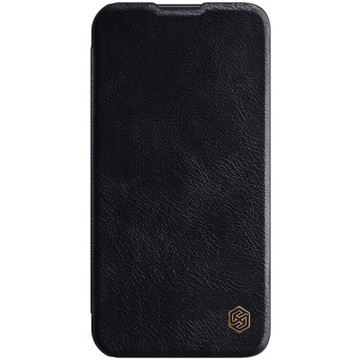 Etui skórzane Nillkin Qin Pro Leather Case do iPhone 14 Pro Max (czarne)