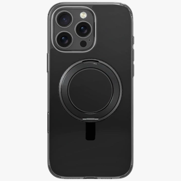 Etui UNIQ Swivix 360 Rotating Kickstand Czarny do iPhone 16 Pro Max