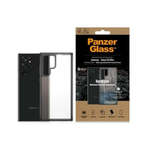 Etui do Samsung Galaxy S22 Ultra PanzerGlass HardCase Antibacterial Clear