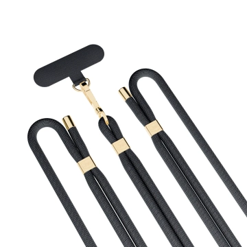 Universelles Smartphone-Lanyard 3mk EasyClip Elite Schwarz (Gold)