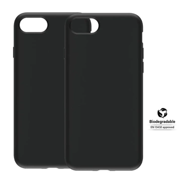 PanzerGlass biologisch abbaubare Hülle für iPhone SE 2022 / SE 2020 / 7 / 8 schwarz/schwarz 0346