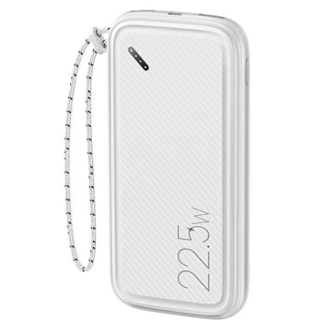 USAMS Powerbank PB56 10000mAh 22.5W 2xQC3.0 PD Schnellladung weiß/weiß 10KCD15102 (US-CD151)