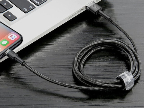 Baseus Cafule USB Lightning Kabel für iPhone iPad iPod 2A 3m Schwarz