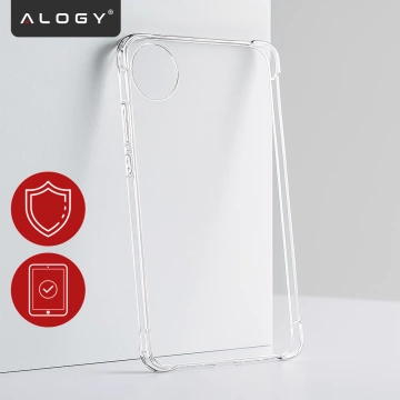 Etui do Redmi Pad SE 8.7" Przezroczyste, Ochronne, Hybrydowe, Wzmocnione Narożniki, Smukłe i Lekkie, Alogy FlexiShield™ ShockProof Case