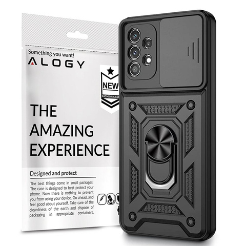 Alogy Camshield Stand Ring Case mit Kameraabdeckung für Samsung Galaxy A32 5G