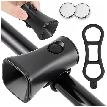 Dzwonek rowerowy mały elektryczny na rower kierownicę Small Electric Bike Bell Czarny