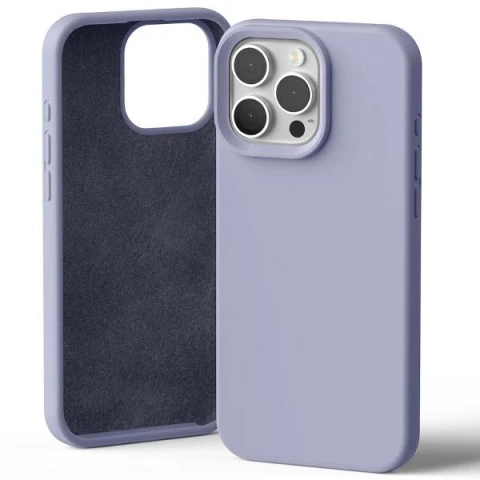 Etui Mercury Silicone do iPhone 16 Pro Max 6,9" Lawendowy