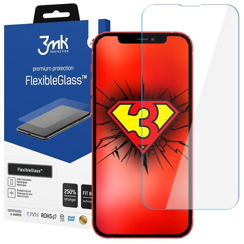 3mk Szkło hybrydowe ochronne Flexible Glass 7H do Apple iPhone 13 Pro Max/ 14 Plus