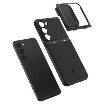 Etui Spigen Optic Armor do Samsung Galaxy S23 Black