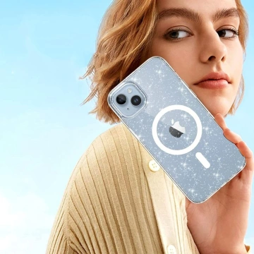 Etui ochronne FlexAir Hybrid MagSafe do Apple iPhone 13 / 14 Glitter