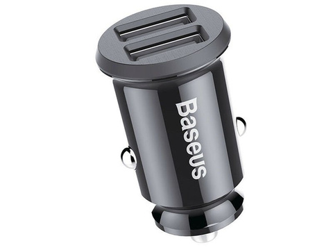 Baseus Grain Autoladegerät 2x USB 5V 3.1A schwarz