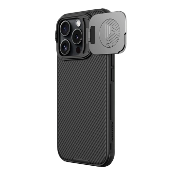 Etui do iPhone 16 Pro Max Nillkin CamShield Prop z podstawką Czarne