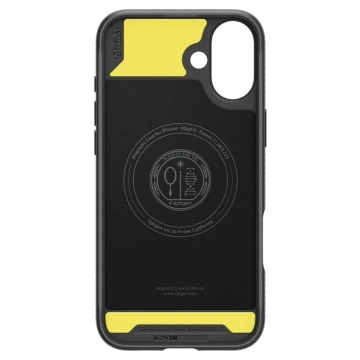 Etui Spigen Rugged Armor Mag Magsafe für Apple iPhone 16 Plus Mattschwarz