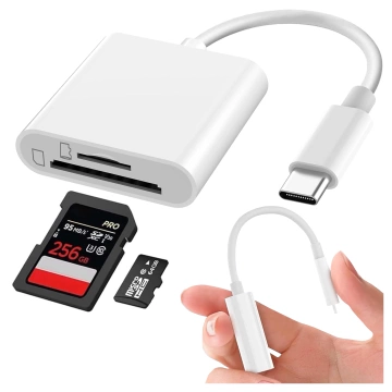 Alogy SD-Micro-Kartenleser für iPhone USB-C-Adapter