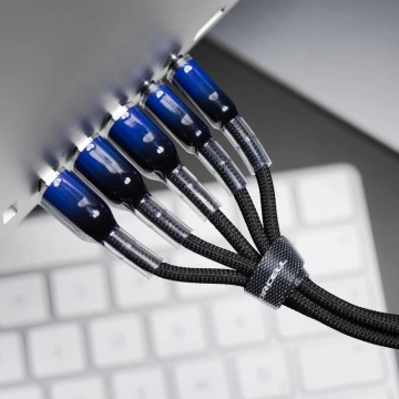 Kabel USB-A – USB-C 66W Forcell F-Energy Gradient 1 m C352 czarny