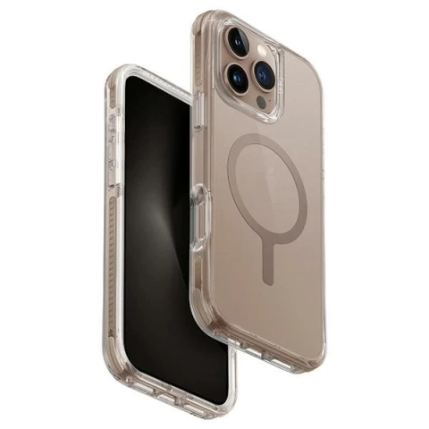 Etui UNIQ Combat für iPhone 16 Pro 6,3" Magclick Charging Złoty/Taupe Gold