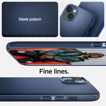 Etui Spigen Mag Armor für Apple iPhone 14 Plus Marineblau