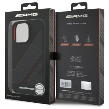 AMG Checkered Flag MagSafe Hardcase do iPhone 16 Pro Max 6,9″ – Czarny
