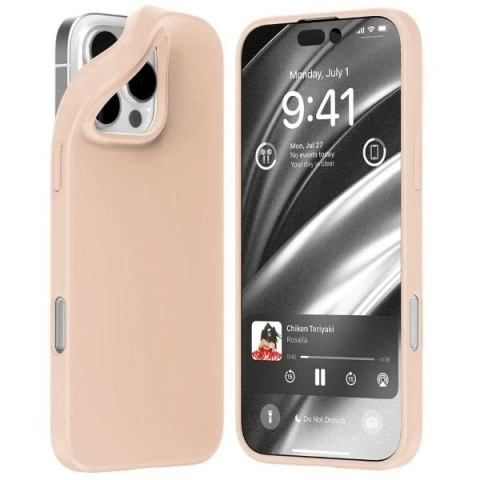 Mercury Soft Case für iPhone 16 Pro Max 6,9" Sandrosa