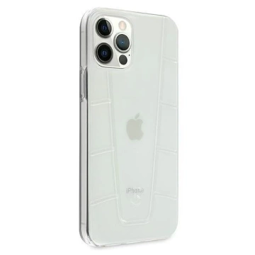 Etui ochronne Mercedes MEHCP12LCLCT do Apple iPhone 12 Pro Max 6,7" clear hardcase Transparent Line