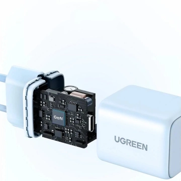 Ładowarka Ugreen X512 20W GaN 1x USB-C PD QC Niebieska