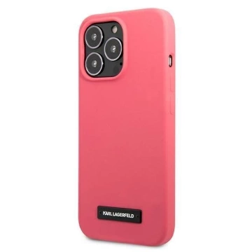 Karl Lagerfeld KLHCP13XSLMP1PI iPhone 13 Pro Max 6,7" Hardcase fuksja/fuchsia Silikonplakette
