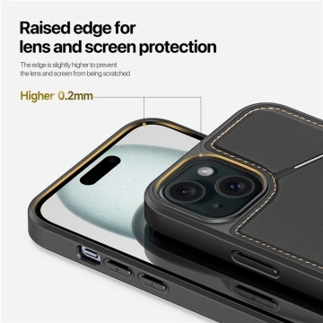 Etui DUX DUCIS Rafi II Mag - etui back cover z podstawką kompatybilne z MagSafe do iPhone 15 Plus