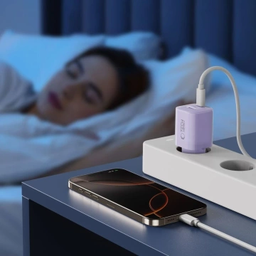 Ładowarka Sieciowa 2xUSB Tech-Protect NCM33 33W PD QC3.0 Fioletowa
