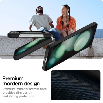 Spigen AirSkin „Pro“ Galaxy Z Flip 5 Schwarz