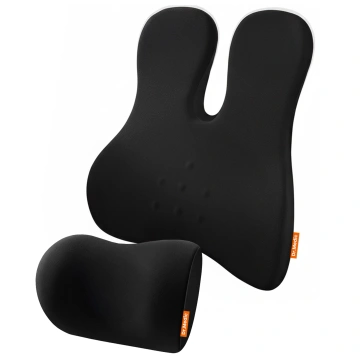 2-in-1-Autokissen mit Massage- und Heizfunktion – ergonomische Unterstützung für Nacken, Rücken und Lendenwirbelsäule, elektrisches Massagegerät mit Vibrationen für Fahrer und Beifahrer – Dr.Medic RelaxTherapyHeat™