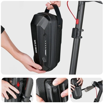 Sakwa na hulajnogę WILDMAN GD9X Plus 3L Czarna Quick Release