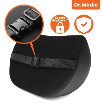 Poduszka do Samochodu pod Głowę Kark Szyję DR.MEDIC ComfortSupport™ Ergonomiczna poduszka na fotel zagłówek krzesło do auta dla kierowcy pasażera