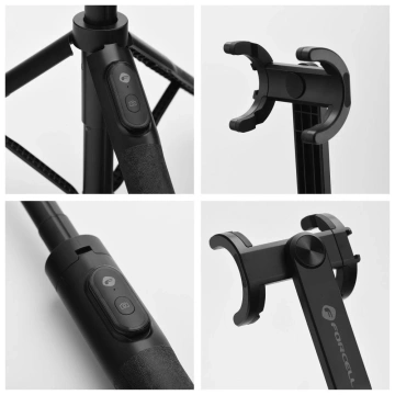 Selfie Stick Forcell F-GRIP S150XL Statyw 150cm Pilot Bluetooth 360°
