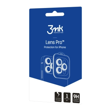 Panzerglas für Kameralinse für Apple iPhone 16e - 3mk Lens Protection Pro Graphit/Grau